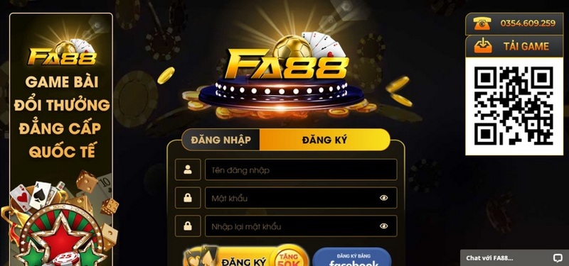 Đăng ký fa88 cực nhanh chóng chỉ chưa đầy 3 phút